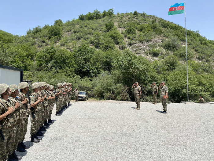  Eine weitere neue modulare Militäreinheit in den befreiten Gebieten Aserbaidschans in Dienst gestellt –  VIDEO  