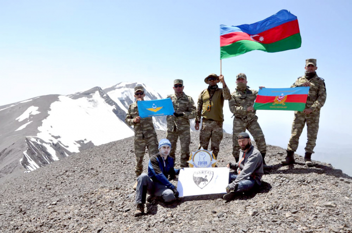   Expedition aserbaidschanischer Soldaten zum Gipfel „Zafar“ endet  