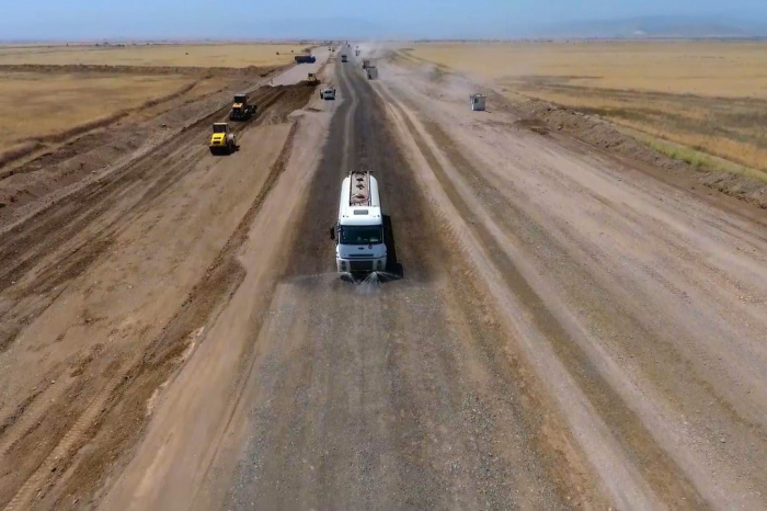   Azerbaijan continues construction of Barda-Aghdam highway -   PHOTO    