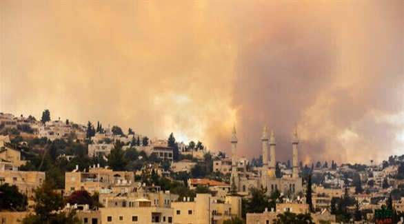 اندلاع حريقين هائلين في أحراش القدس