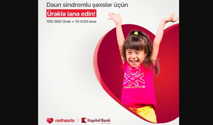 “Kapital Bank” və “Qırmızı Ürəklər”dən uşaqlar üçün sosial aksiya
