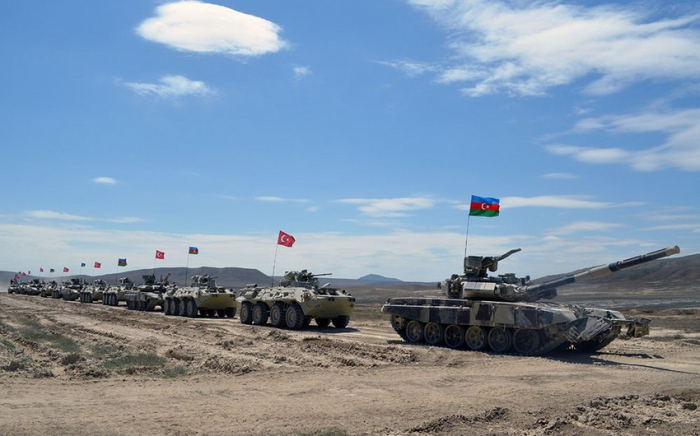   بدء التدريب المشترك بين أذربيجان وتركيا  