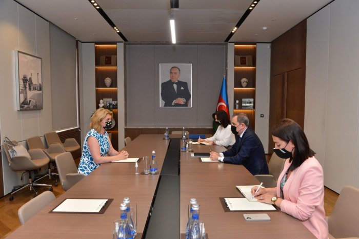 Ceyhun Bayramov İvana Duarteni qəbul edib  

