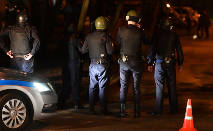  Moskvada kütləvi dava:  19 nəfər saxlanılıb -  VİDEO 