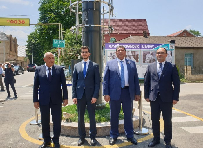Qusarda məşhur alimin abidəsi ucaldıldı 