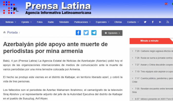      الصحافة الكوبية:   "هذا عمل إرهابي ضد الصحفيين"  