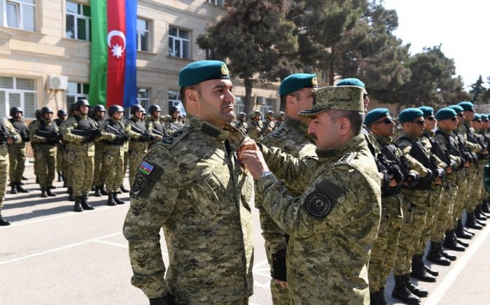 Sərhədçilərə orden və medallar verildi -    FOTOLAR   