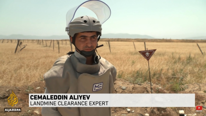 Al Jazeera prepares report on victims of blasts caused by Armenian landmines -  VIDEO  