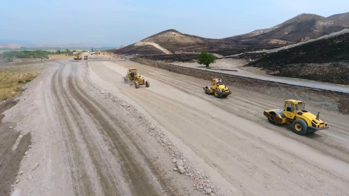   Large-scale reconstruction of road infrastructure continues in liberated Azerbaijani lands  