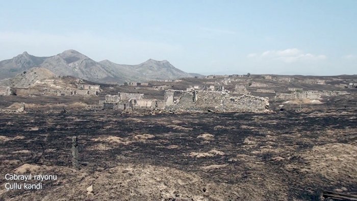   Video  footage of Chullu village of Jabrayil region 