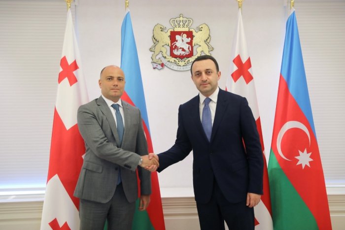   Anar Karimov meets with his Georgian counterpart  