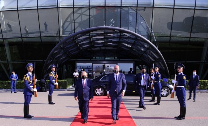   President of European Council Charles Michel ends Azerbaijan visit  
