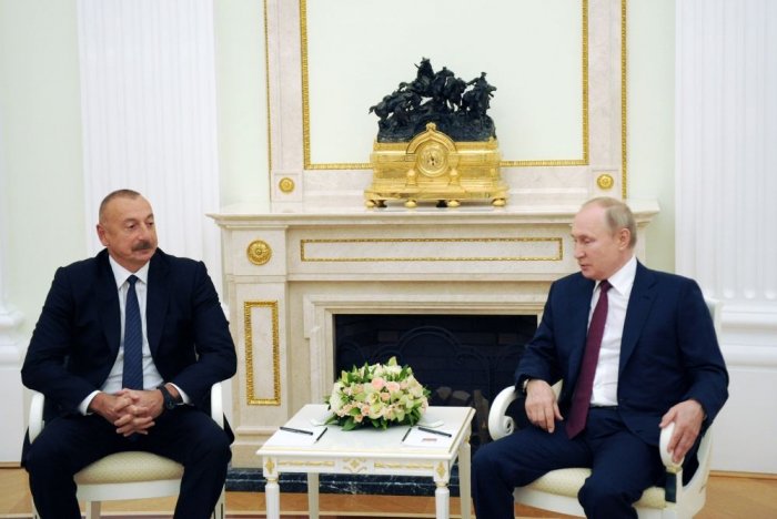  President Ilham Aliyev arrives on working visit to Russia 