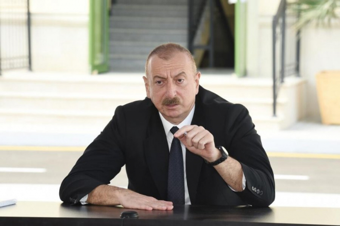   Presidente Aliyev advierte a las empresas que operan ilegalmente en Karabaj  