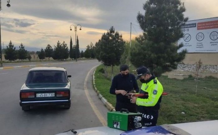 Samuxda qaydaları pozan sürücülər cərimələnib  