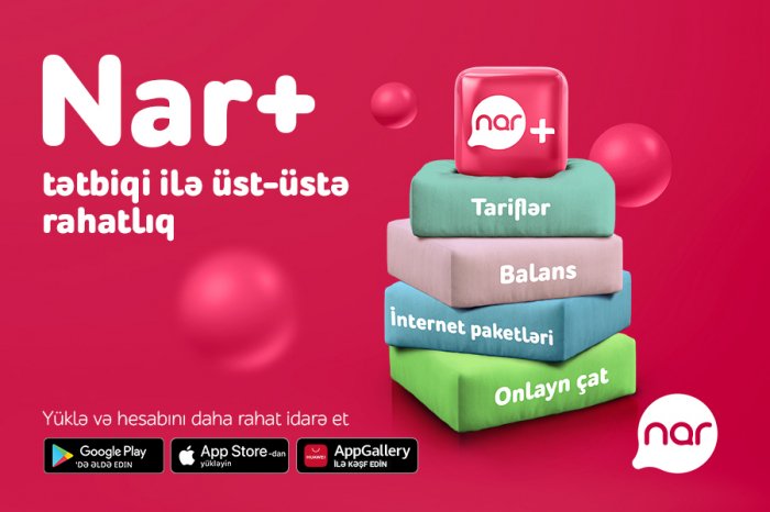 “Nar+” tətbiqi ilə abunəçilər balanslarını avtomatik artıra biləcəklər  

