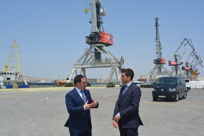 İsrail səfiri Bakı Limanında olub 