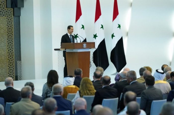 Bəşər Əsəd and içib