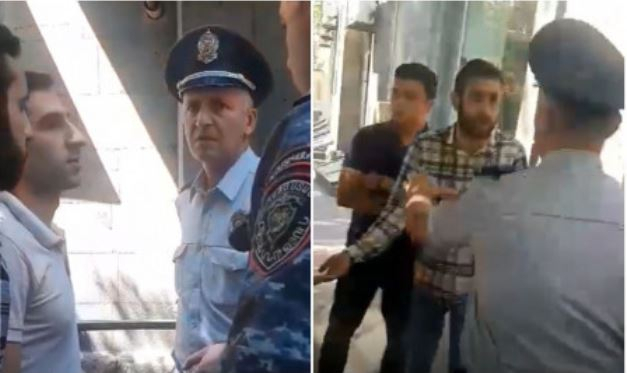     Ermənilərin Avropa naşükürlüyü:   Şarl Mişelə etiraz edən daşnaksütyunçular saxlanıldı- VİDEO    