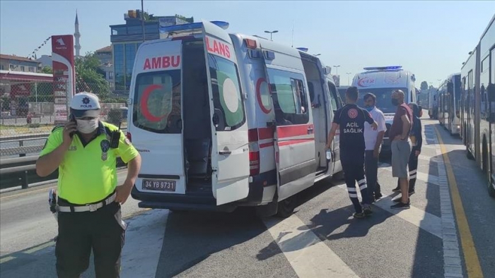  Turquie:  24 personnes blessées suite à un accident de metrobus à Istanbul