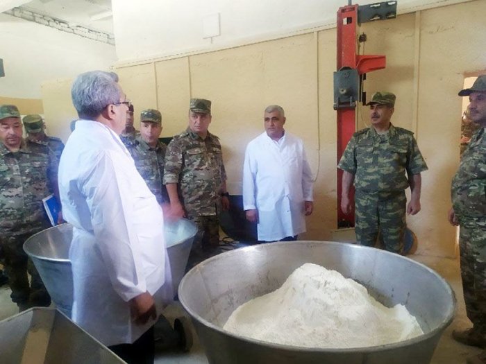 Bread factory for Azerbaijani servicemen operating in liberated territories