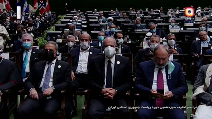   عدم احترام باشينيان للرئيس الإيراني -   صور    