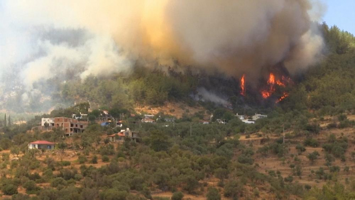  Locals scramble to escape south Turkey wildfires -  NO COMMENT  