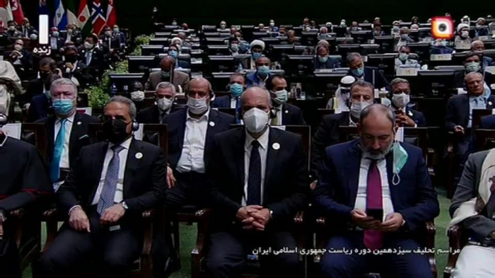   Respektlosigkeit gegenüber dem Präsidenten des Iran von Paschinjan   - FOTO    