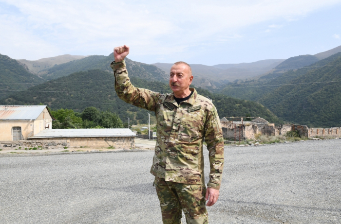     Ilham Aliyev:   "Sowohl Karabach als auch Zangazur sind unser historisches Land"  