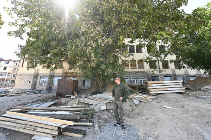   Gebäude der Sonderrepräsentanz in Schuscha wird restauriert  