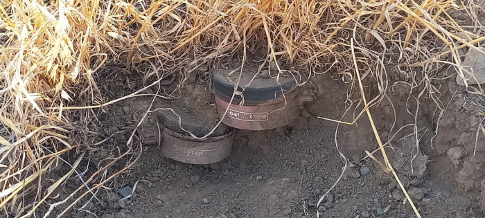  Encuentran minas plantadas por los armenios durante la construcción de la carretera Barda-Aghdam-  FOTO  