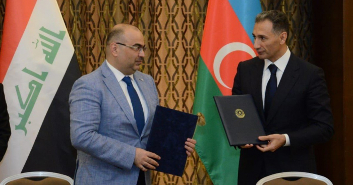   تم التوقيع على البروتوكول في باكو عقب نتائج الاجتماع الثاني للجنة المشتركة بين أذربيجان والعراق -  صور    