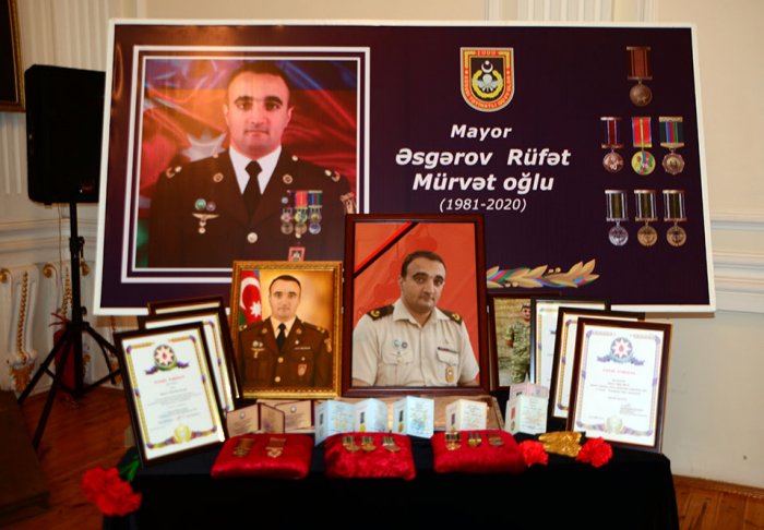 Şəhid mayor Rüfət Əsgərovun xatirəsi anılıb -    VİDEO   