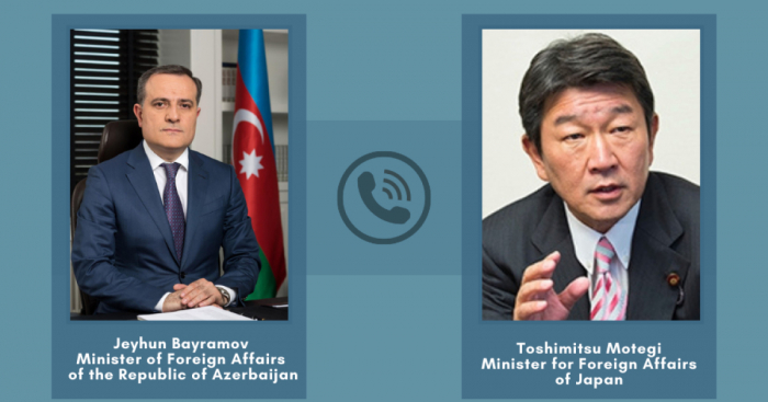   جرت محادثة هاتفية بين وزيري خارجية أذربيجان واليابان  