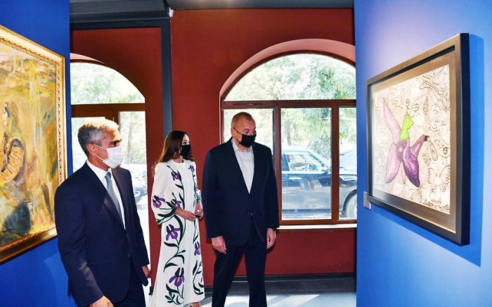    İlham Əliyev və Mehriban Əliyeva Şuşada sərgilərlə tanış olublar -    FOTOLAR     