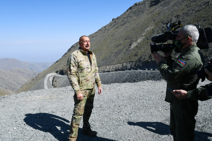  "Notre tâche principale est de renforcer les terres libérées", Président azerbaïdjanais 