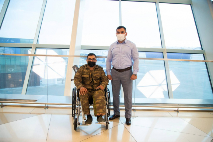   El Fondo "YASHAT" envía a Turquía para su tratamiento a otros 3 participantes de la Guerra Patria de Azerbaiyán  