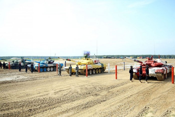   Semifinals of the "Tank Biathlon" contest are being held -   VIDEO    