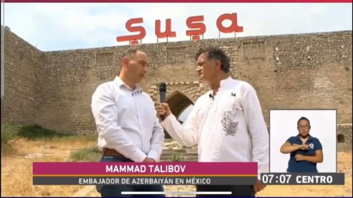 Meksika televiziyasında Şuşa haqqında reportaj efirə gedib  
