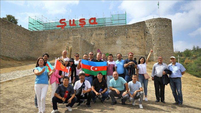  Journalists of Turkic-speaking countries visited Karabakh 