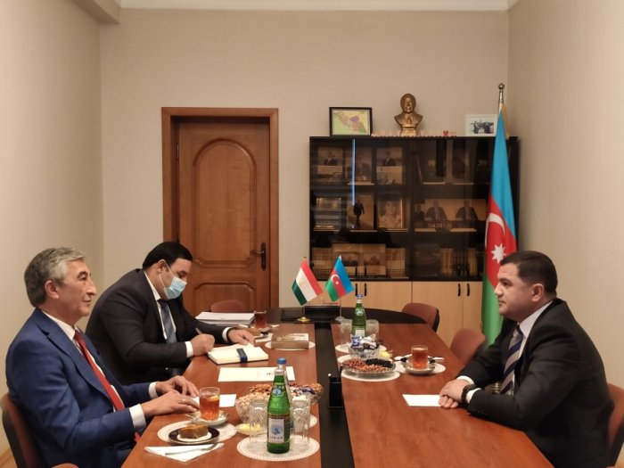 Tajik ambassador visits Representative Office of Nakhchivan in Baku