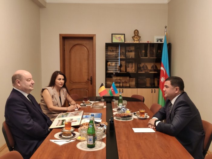 Belgian ambassador visits Representative Office of Nakhchivan in Baku