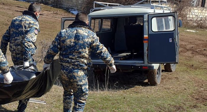   In Karabach wurde noch eine Leiche des armenischen Soldaten gefunden  
