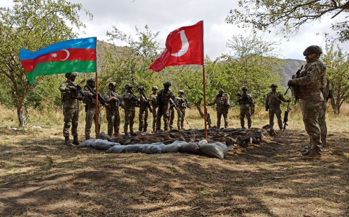 Die gemeinsame Ausbildung von Aserbaidschan und der Türkei in Latschin hat begonnen 