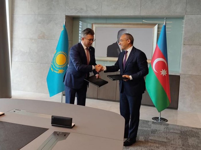  Kazakhstan, Azerbaijan sign inter-ministerial memorandum on trade co-op  