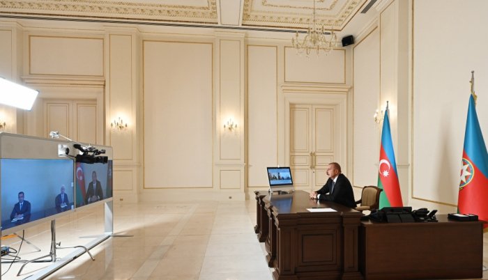    Prezident yeni icra başçılarını videoformatda qəbul edib     
