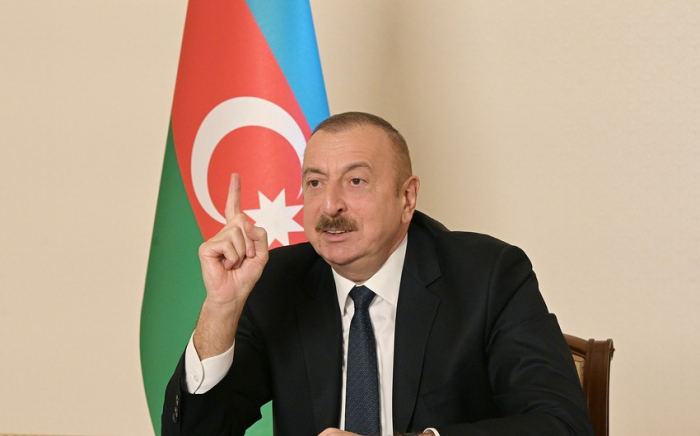     Ilham Aliyev:   Jeder sollte wissen, dass sich niemand der Verantwortung entziehen kann  