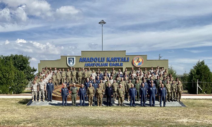  Top Azerbaijani, Turkish military officials observe "TurAz Falcon - 2021" joint flight-tactical exercises -  PHOTO  