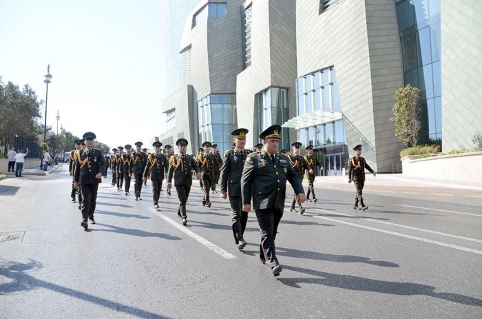 Azerbaijani Army holds events on 103rd anniversary of Baku