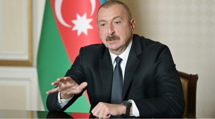     Präsident Ilham Aliyev:   "Armenien muss alle territorialen Ansprüche gegen Aserbaidschan zurückziehen und sich gut verhalten"  